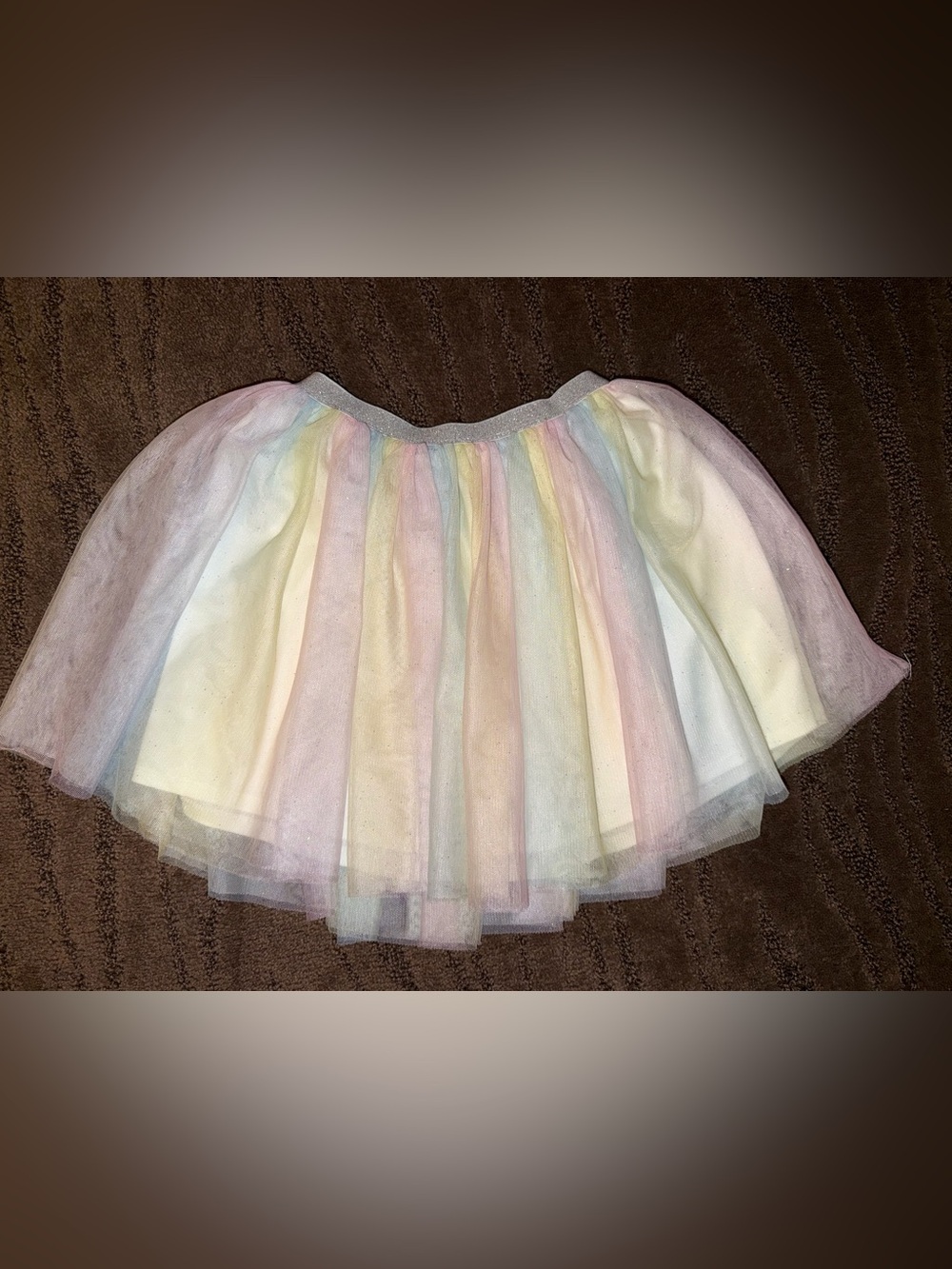 Zunie | Pastel Rainbow Tulle Skirt